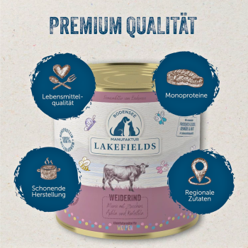 Welpenfutter Rind – Premium Nassfutter für Welpen mit frischem Weiderind, Gemüse & Kräutern